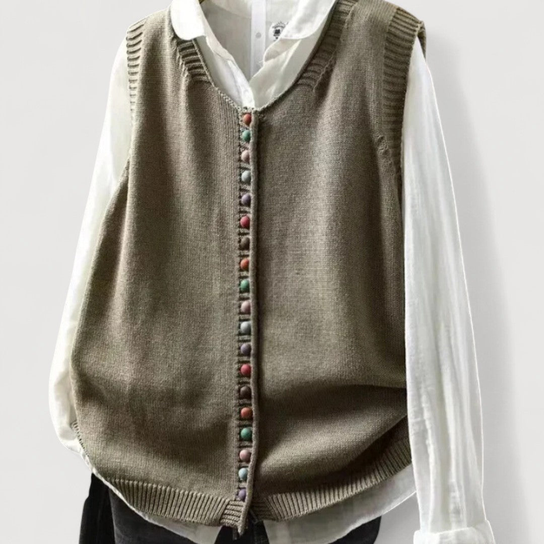 ALINA – CLASSIC KNITTED VEST